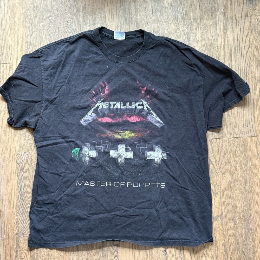 Metallica Master of Puppets Black T-Shirt vintage 1992 2xl Men’s